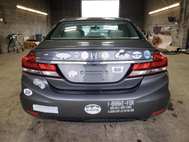 2HGFB2F57DH551709 - 2013 HONDA CIVIC LX 灰色 照片 6