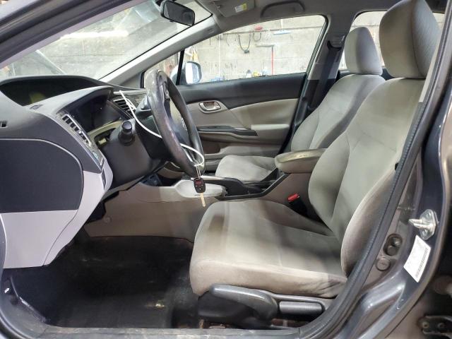 2HGFB2F57DH551709 - 2013 HONDA CIVIC LX 灰色 照片 7
