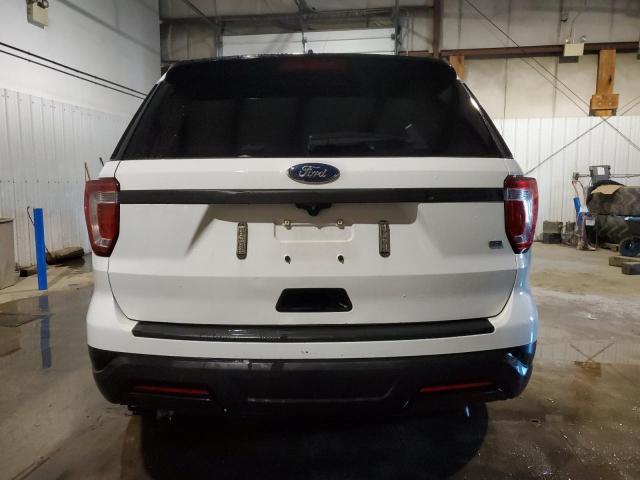 1FM5K8AR7JGA27017 - 2018 FORD EXPLORER POLICE INTERCEPTOR WHITE photo 6