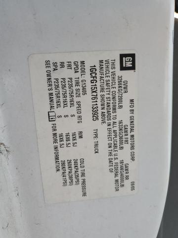 1GCFG15X761133925 - 2006 CHEVROLET EXPRESS G1 WHITE photo 13