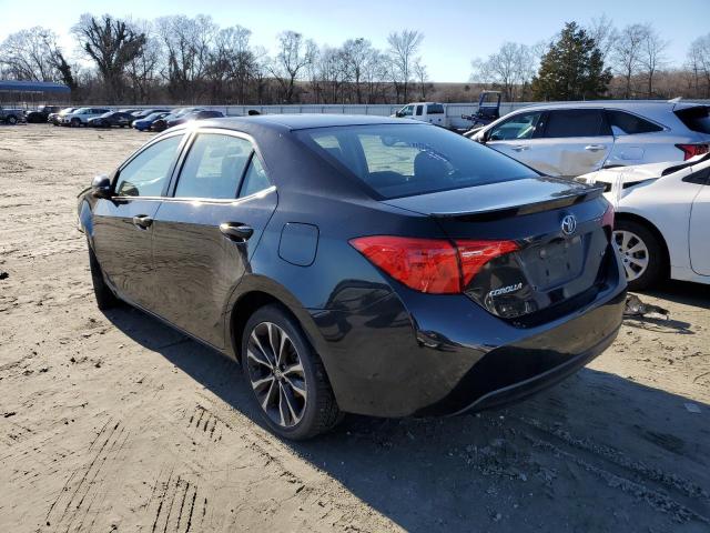 5YFBURHE0JP825206 - 2018 TOYOTA COROLLA L BLACK photo 2