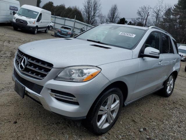 4JGDA5HBXFA486803 - 2015 MERCEDES-BENZ ML 350 4MATIC SILVER photo 1