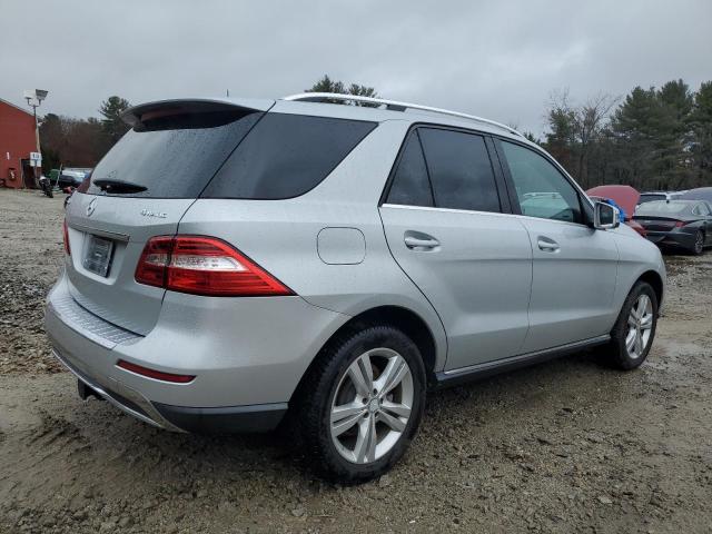 4JGDA5HBXFA486803 - 2015 MERCEDES-BENZ ML 350 4MATIC SILVER photo 3