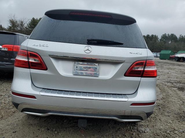 4JGDA5HBXFA486803 - 2015 MERCEDES-BENZ ML 350 4MATIC SILVER photo 6