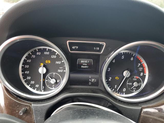 4JGDA5HBXFA486803 - 2015 MERCEDES-BENZ ML 350 4MATIC SILVER photo 9