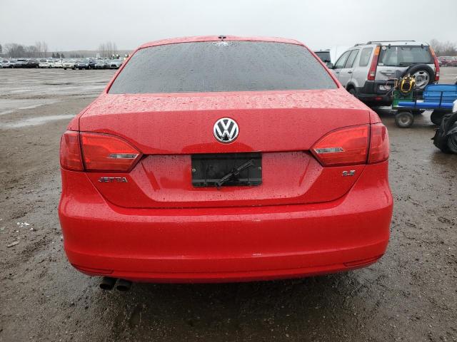 3VWDX7AJ7CM407552 - 2012 VOLKSWAGEN JETTA SE RED photo 6