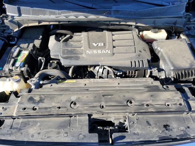 1N6AA1E66HN507470 - 2017 NISSAN TITAN SV BLUE photo 11