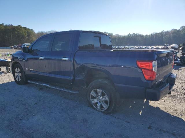 1N6AA1E66HN507470 - 2017 NISSAN TITAN SV BLUE photo 2