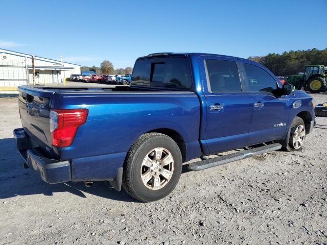 1N6AA1E66HN507470 - 2017 NISSAN TITAN SV BLUE photo 3