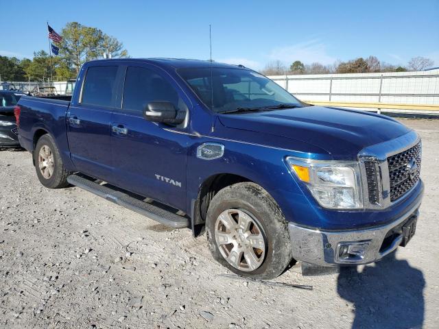 1N6AA1E66HN507470 - 2017 NISSAN TITAN SV BLUE photo 4