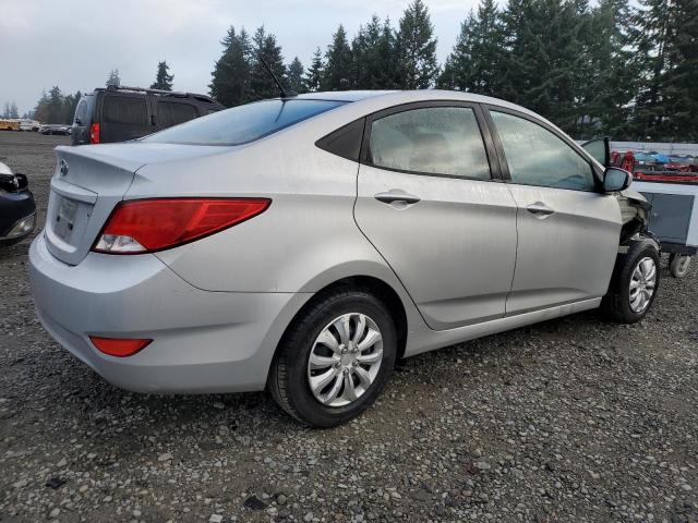 KMHCT4AE7FU920498 - 2015 HYUNDAI ACCENT GLS SILVER photo 3