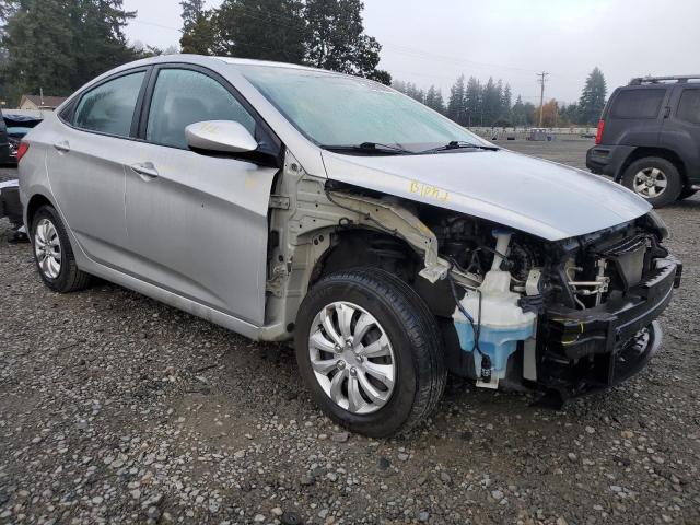 KMHCT4AE7FU920498 - 2015 HYUNDAI ACCENT GLS SILVER photo 4