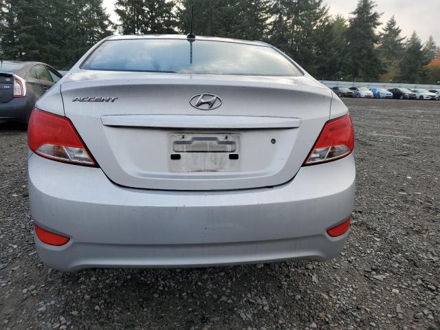 KMHCT4AE7FU920498 - 2015 HYUNDAI ACCENT GLS SILVER photo 6