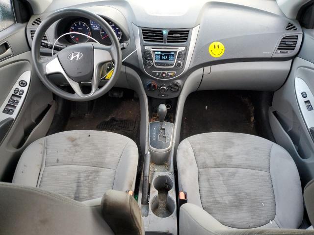 KMHCT4AE7FU920498 - 2015 HYUNDAI ACCENT GLS SILVER photo 8