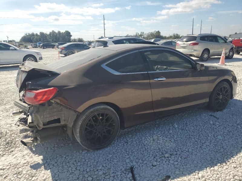 1HGCT2B87DA000842 - 2013 HONDA ACCORD EXL 棕色 照片 3