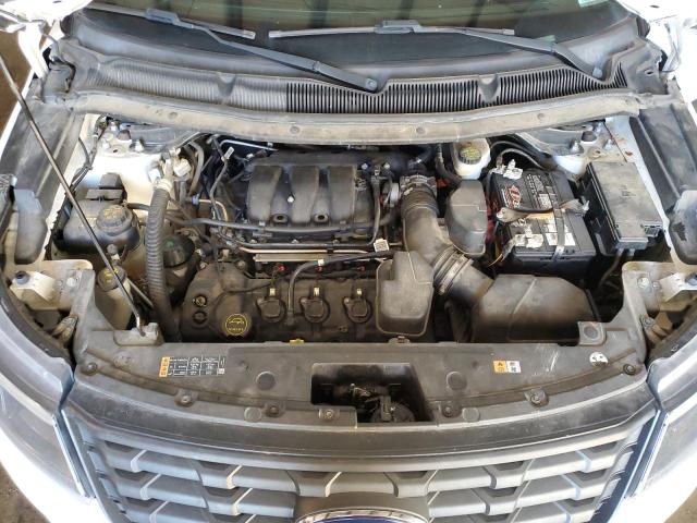 1FM5K8AR3JGA27015 - 2018 FORD EXPLORER POLICE INTERCEPTOR თეთრი ფოტო 12