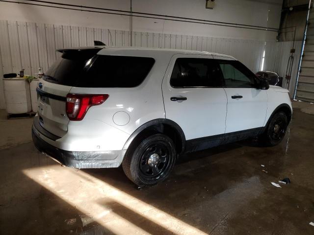 1FM5K8AR3JGA27015 - 2018 FORD EXPLORER POLICE INTERCEPTOR თეთრი ფოტო 3