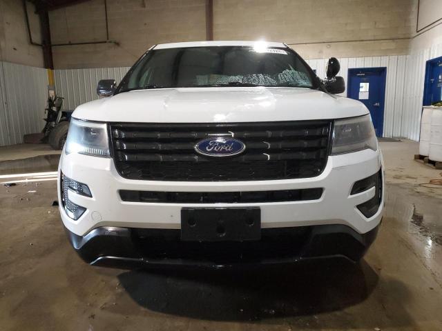 1FM5K8AR3JGA27015 - 2018 FORD EXPLORER POLICE INTERCEPTOR თეთრი ფოტო 5