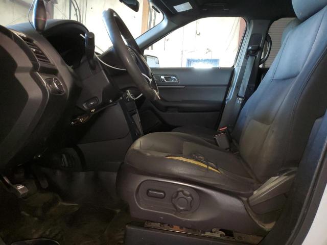 1FM5K8AR3JGA27015 - 2018 FORD EXPLORER POLICE INTERCEPTOR თეთრი ფოტო 7