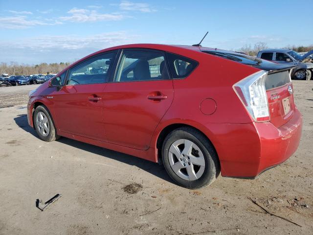 JTDKN3DU6A0153427 - 2010 TOYOTA PRIUS RED photo 2