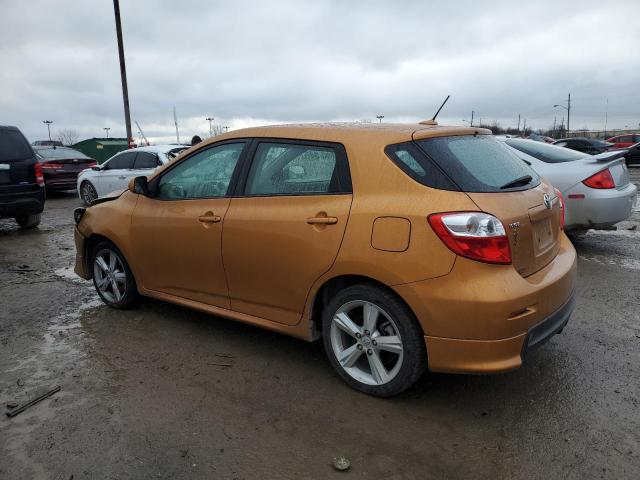 2T1KE40E79C024487 - 2009 TOYOTA COROLLA MA S ORANGE photo 2