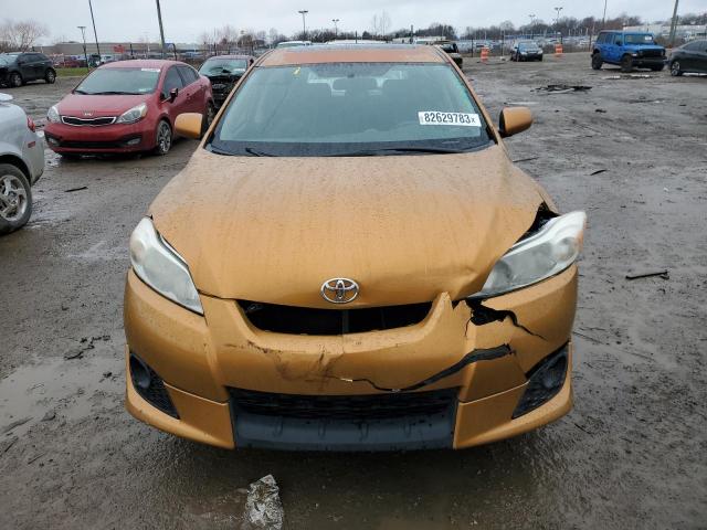 2T1KE40E79C024487 - 2009 TOYOTA COROLLA MA S ORANGE photo 5