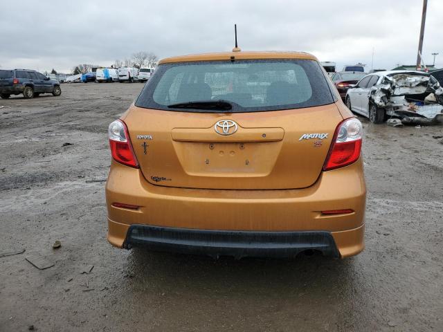 2T1KE40E79C024487 - 2009 TOYOTA COROLLA MA S ORANGE photo 6