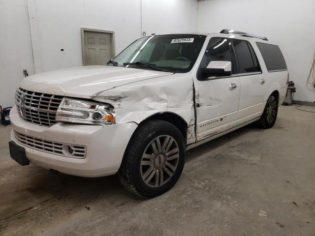 5LMJJ3J57BEJ08515 - 2011 LINCOLN NAVIGATOR L WHITE photo 1