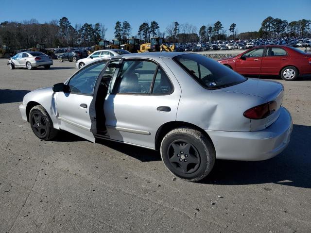 1G1JC524017227103 - 2001 CHEVROLET CAVALIER BASE GRAY photo 2