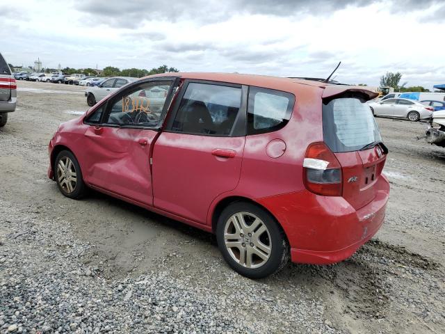 JHMGD38677S029411 - 2007 HONDA FIT S 红色 照片 2