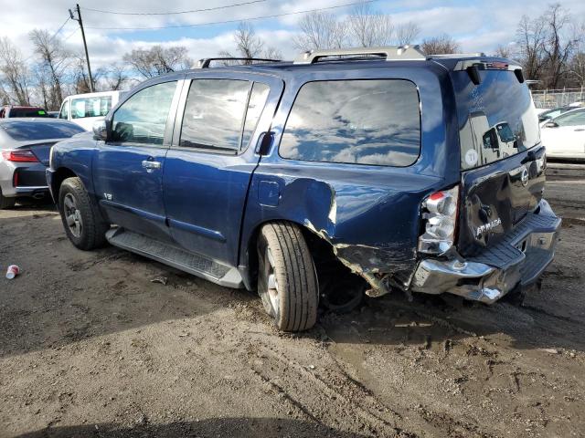 5N1AA08B46N707858 - 2006 NISSAN ARMADA SE BLUE photo 2