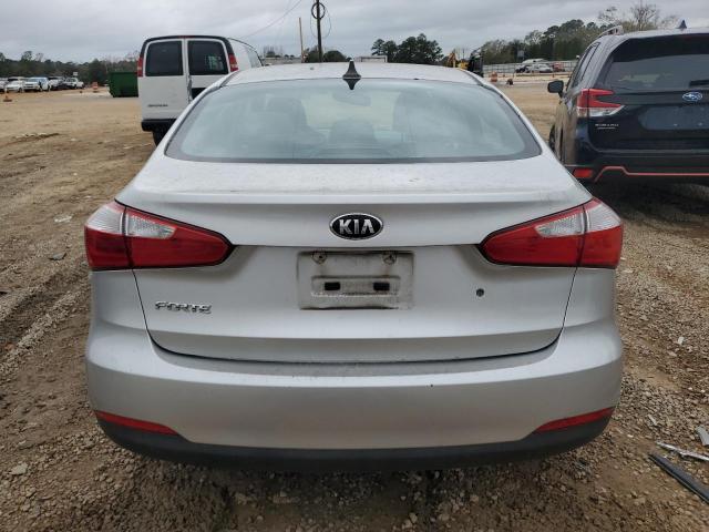 KNAFK4A6XE5188760 - 2014 KIA FORTE LX SILVER photo 6