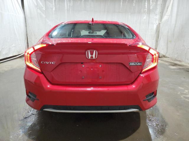 2HGFC1F3XMH703634 - 2021 HONDA CIVIC EX RED photo 6