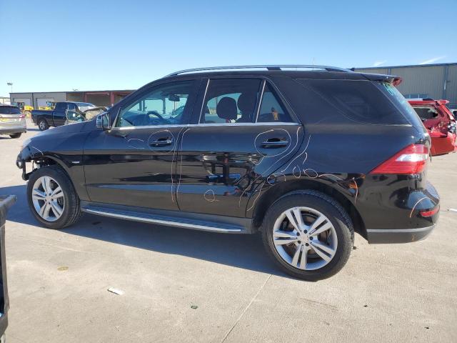 4JGDA5HB5CA089415 - 2012 MERCEDES-BENZ ML 350 4MATIC BLACK photo 2