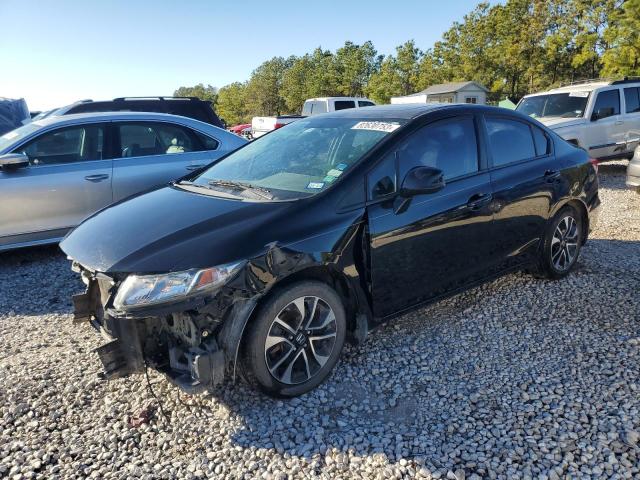 19XFB2F94DE056347 - 2013 HONDA CIVIC EXL Սև լուսանկար 1