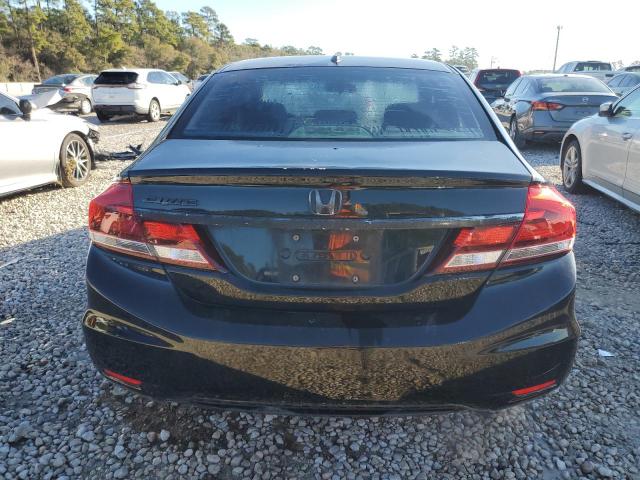 19XFB2F94DE056347 - 2013 HONDA CIVIC EXL Սև լուսանկար 6