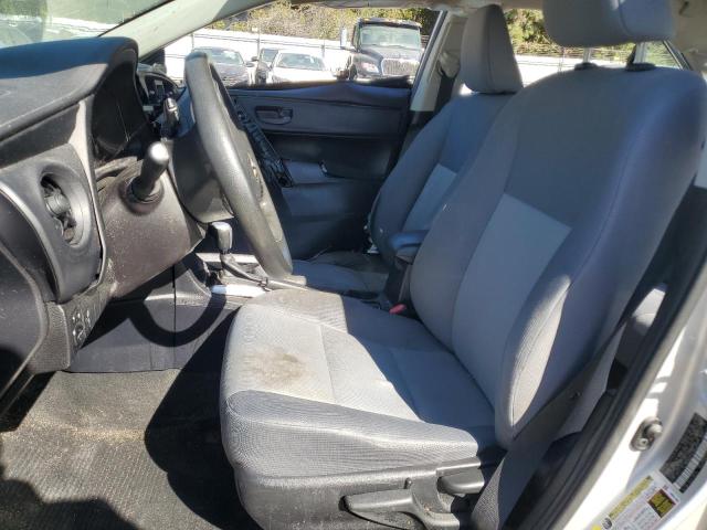 2T1BURHE7HC929623 - 2017 TOYOTA COROLLA L SILVER photo 7