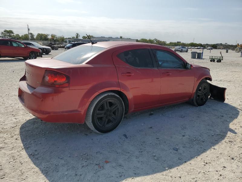 1C3CDZCB4CN222135 - 2012 DODGE AVENGER SXT RED photo 3