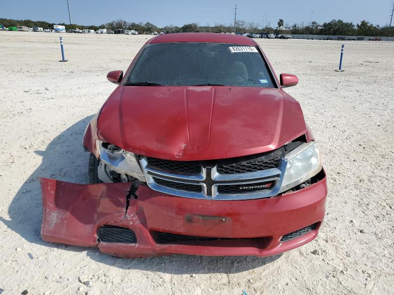 1C3CDZCB4CN222135 - 2012 DODGE AVENGER SXT RED photo 5