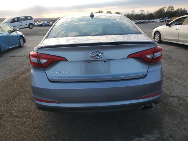 5NPE24AF1FH007593 - 2015 HYUNDAI SONATA SE BLUE photo 6