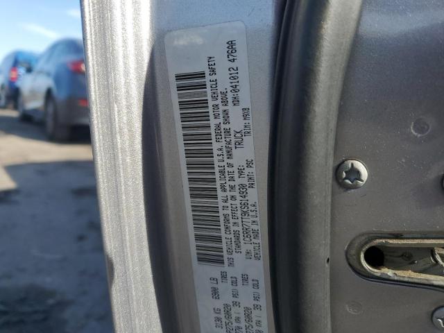 1C6RR7TT9KS614930 - 2019 RAM 1500 CLASS SLT 灰色 照片 12