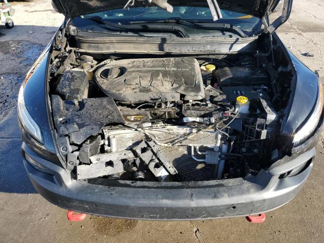 1C4PJMBS6GW360530 - 2016 JEEP CHEROKEE TRAILHAWK BLACK photo 12