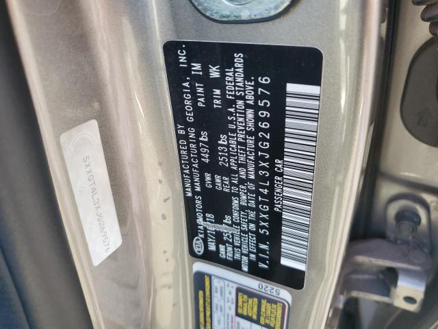 5XXGT4L3XJG269576 - 2018 KIA OPTIMA LX أسمر صورة 12