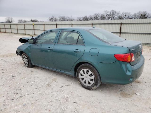 1NXBU40E59Z130308 - 2009 TOYOTA COROLLA BASE TEAL photo 2