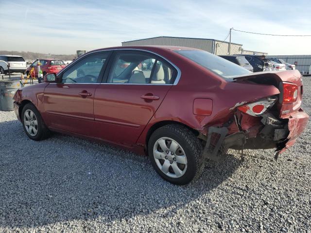 KNAGE123175133454 - 2007 KIA OPTIMA LX RED photo 2