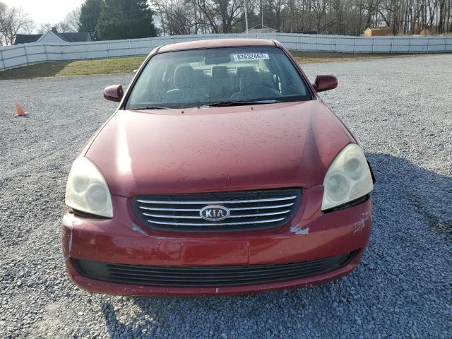 KNAGE123175133454 - 2007 KIA OPTIMA LX RED photo 5