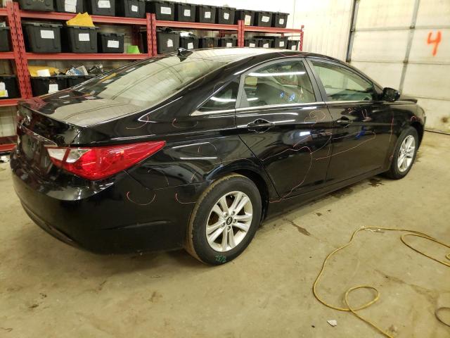 5NPEB4AC0DH784737 - 2013 HYUNDAI SONATA GLS BLACK photo 3