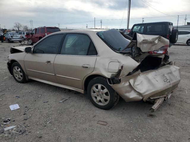 1HGCG56602A014027 - 2002 HONDA ACCORD EX TAN photo 2