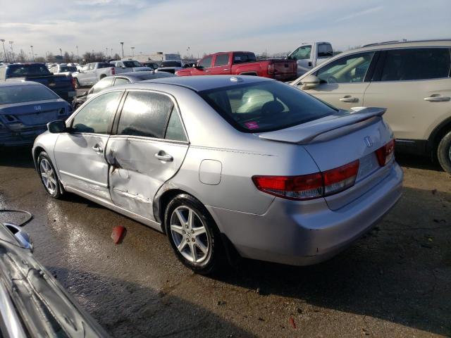 1HGCM668X4A076988 - 2004 HONDA ACCORD EX SILVER photo 2