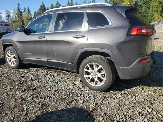 1C4PJLCS2EW322525 - 2014 JEEP CHEROKEE LATITUDE GRAY photo 2